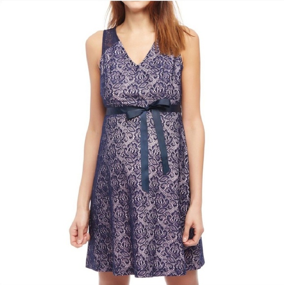 Motherhood Maternity Dresses & Skirts - Navy lace dress size M